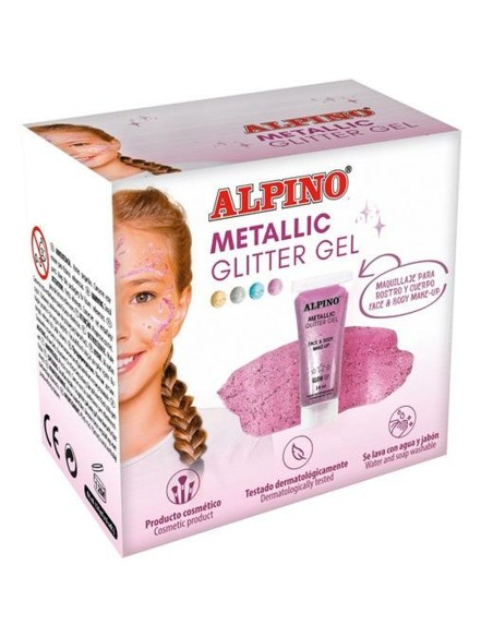 Children's Makeup Alpino Gel Glitter Pink