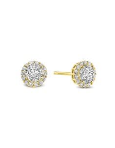 Ladies' Earrings New Bling 9NB-1532 Golden