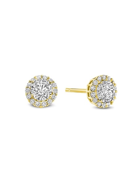 Ladies' Earrings New Bling 9NB-1532 Golden