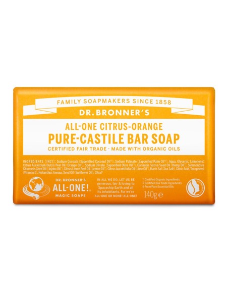 Soap Cake Dr Bronner's 140 g Citric