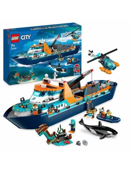 Construction set Lego 60368 The Arctic Exploration Ship Multicolour 815 Pieces
