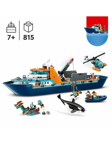 Construction set Lego 60368 The Arctic Exploration Ship Multicolour 815 Pieces
