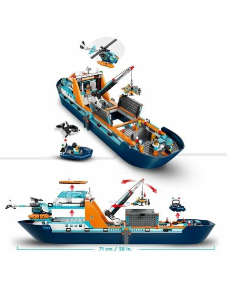 Construction set Lego 60368 The Arctic Exploration Ship Multicolour 815 Pieces