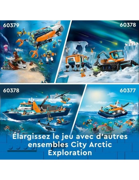 Construction set Lego 60368 The Arctic Exploration Ship Multicolour 815 Pieces