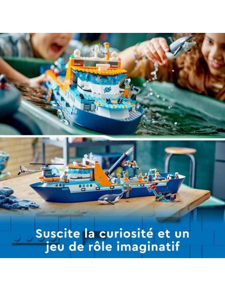 Construction set Lego 60368 The Arctic Exploration Ship Multicolour 815 Pieces