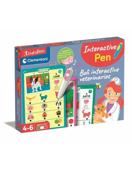 Educational Game Clementoni 34,4 x 25,4 x 4,6 cm Vet animals