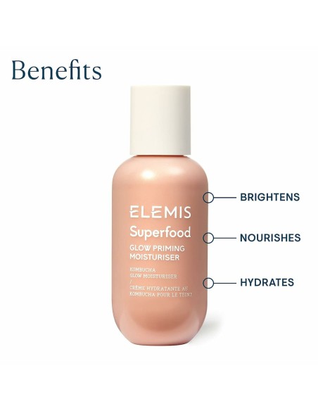 Make-up Primer Elemis Glow Priming Moisturiser Moisturizing 60 ml