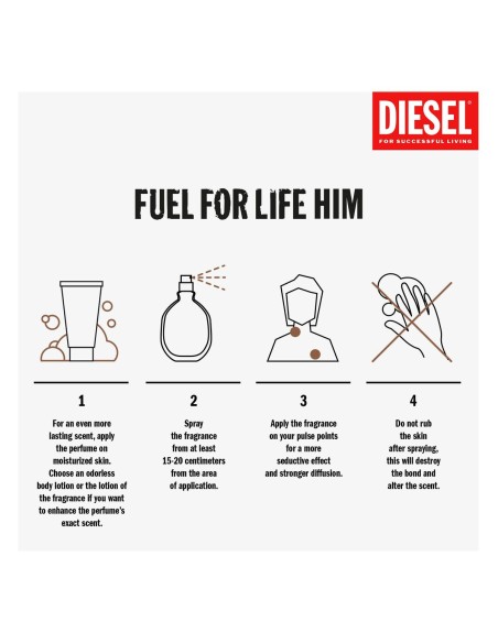 Men's Perfume Diesel Fuel For Life Pour Homme EDT 50 ml