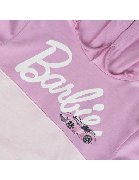 Hooded Sweatshirt for Girls Barbie Pink