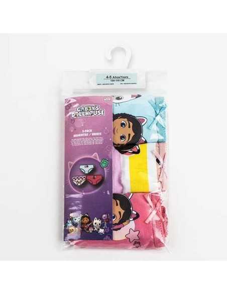 Pack of Girls Knickers Gabby's Dollhouse Multicolour