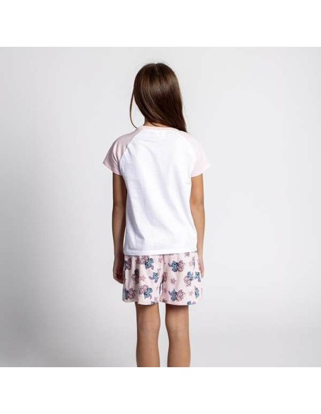 Children's Pyjama Stitch Pink