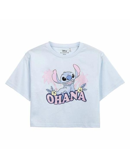 Child's Short Sleeve T-Shirt Stitch Light Pink