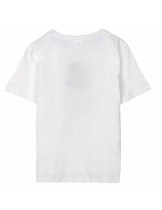 Child's Short Sleeve T-Shirt Stitch White 2