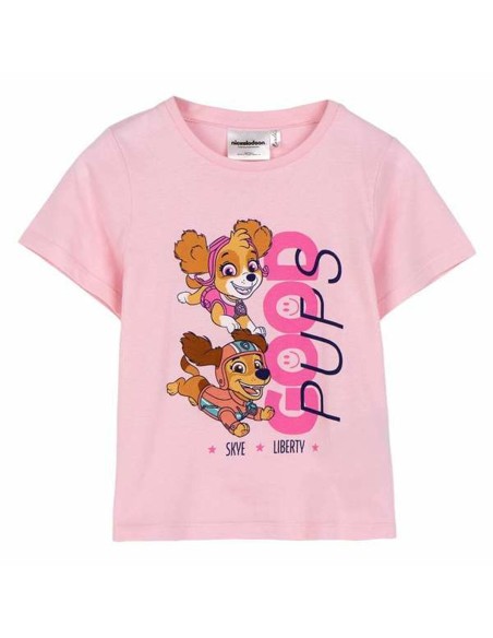 Child's Short Sleeve T-Shirt The Paw Patrol White