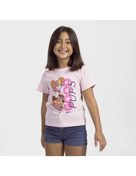 Child's Short Sleeve T-Shirt The Paw Patrol White