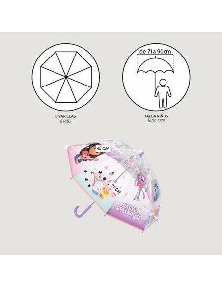 Umbrella Gabby's Dollhouse Ø 71 cm 45cm