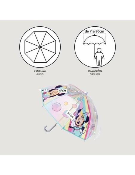 Umbrella Minnie Mouse Ø 71 cm 45 cm