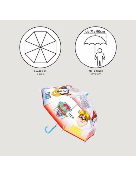 Umbrella The Paw Patrol Ø 71 cm 45cm