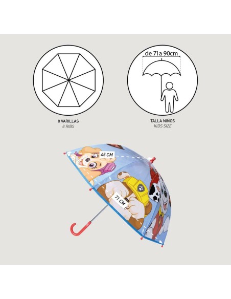 Umbrella The Paw Patrol Ø 71 cm 45 cm