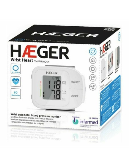 Wrist Blood Pressure Monitor Haeger TM-WRI.004A