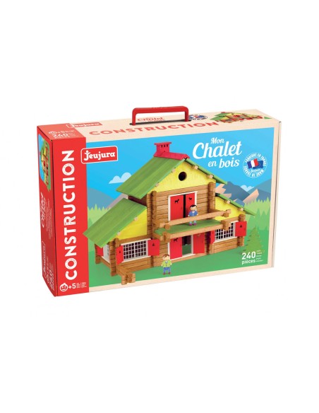 Building Blocks Jeujura My Wooden Chalet 8005 240 Pieces