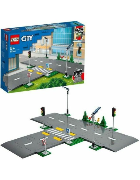 Construction set Lego 60304 Intersection Multicolour + 5 Years 112 Pieces