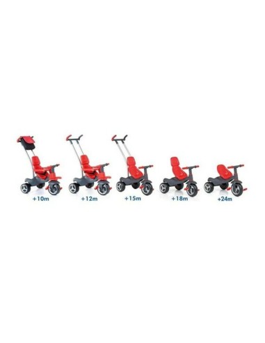 Tricycle Urban Trike Red Moltó (98 cm)