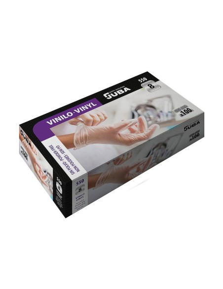 Disposable Vinyl Gloves JUBA 7 Box Powder-free (100 Units)