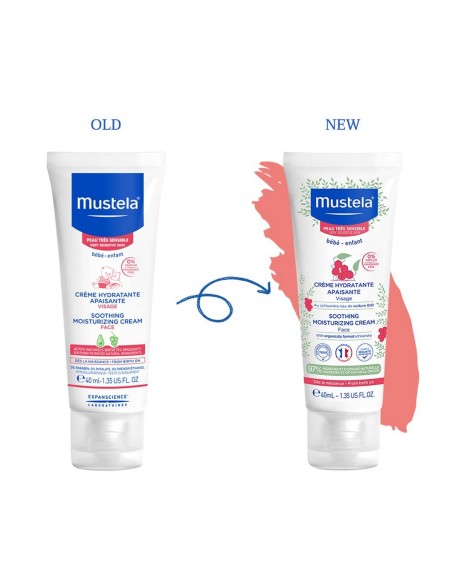 Hydrating Facial Cream for Babies Mustela Niño 40 ml
