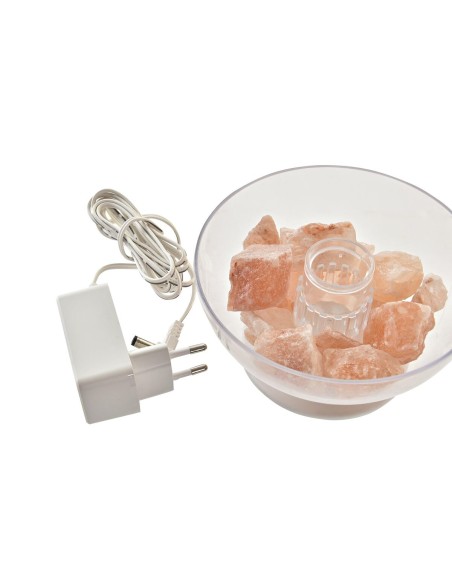 Essential Oil Diffuser DKD Home Decor White Pink Transparent 300 ml