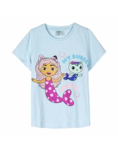 Child's Short Sleeve T-Shirt Gabby's Dollhouse Turquoise