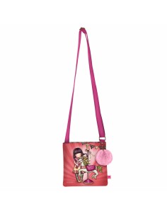 Shoulder Bag Gorjuss Carousel Salmon (21 x 20 x 1.5 cm)