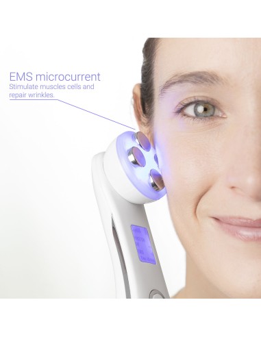 Facial Massager with Radiofrequency, Phototherapy and Electrostimulation Wace InnovaGoods