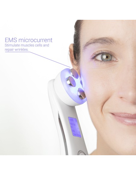 Facial Massager with Radiofrequency, Phototherapy and Electrostimulation Wace InnovaGoods