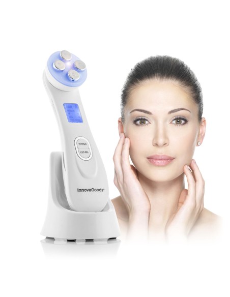 Facial Massager with Radiofrequency, Phototherapy and Electrostimulation Wace InnovaGoods