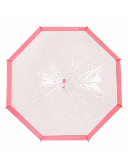 Umbrella BlackFit8 Glow up Pink Transparent PoE Ø 70 cm