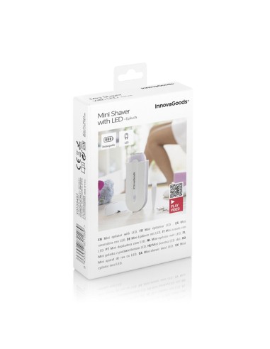 Rechargeable Mini Shaver with LED Light Epiluch InnovaGoods