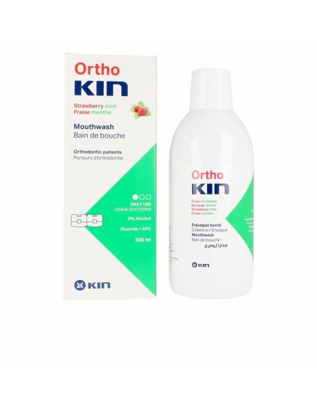 Mouthwash Kin Orthokin 500 ml Strawberry Mint