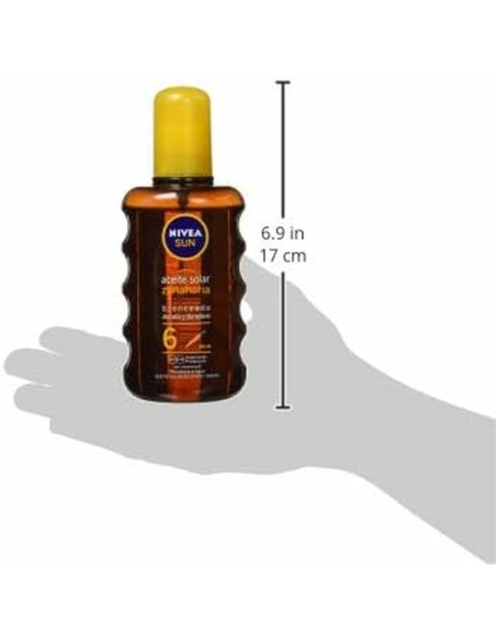 Sunscreen Oil Nivea SUN ZANAHORIA Spf 6 200 ml