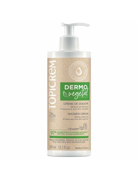 Shower Cream Topicrem Dermovegetal 390 ml
