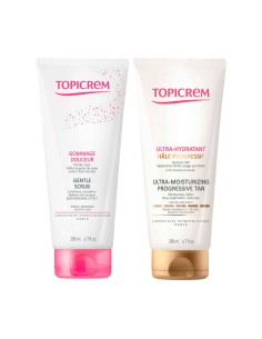 Self-Tanning Body Lotion Topicrem Progressive Tan 2 Pieces
