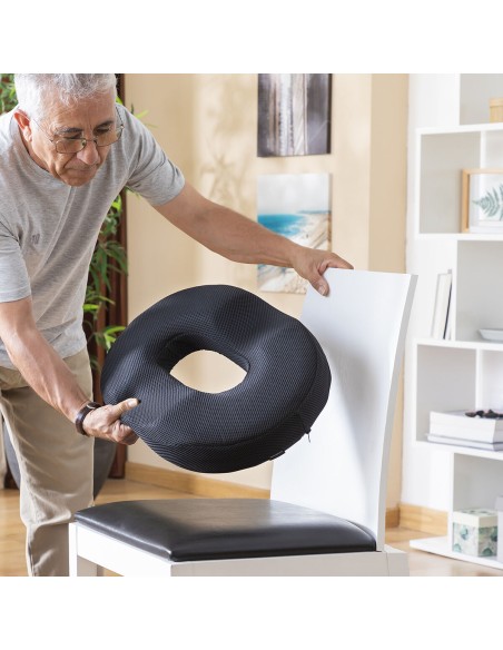 Gel & Bamboo Charcoal Cushion with Removable Cover Charnut InnovaGoods