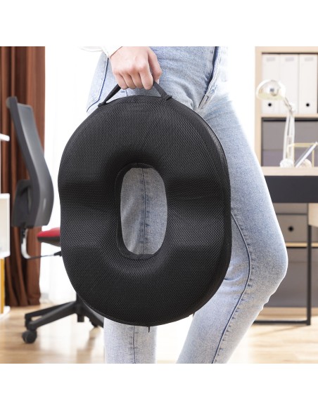 Gel & Bamboo Charcoal Cushion with Removable Cover Charnut InnovaGoods