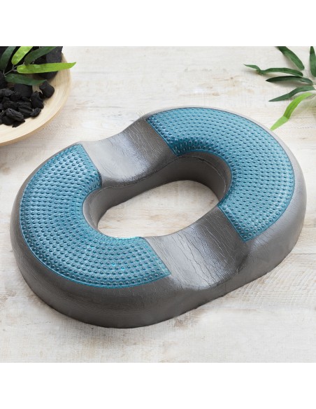 Gel & Bamboo Charcoal Cushion with Removable Cover Charnut InnovaGoods