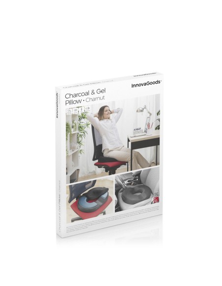 Gel & Bamboo Charcoal Cushion with Removable Cover Charnut InnovaGoods