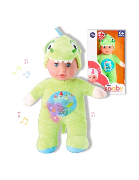 Baby Doll Reig 30 cm Dinosaur Fluffy toy Green (30 cm)