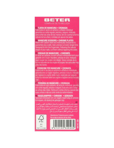 Nail Scissors Beter Tijeras Curve