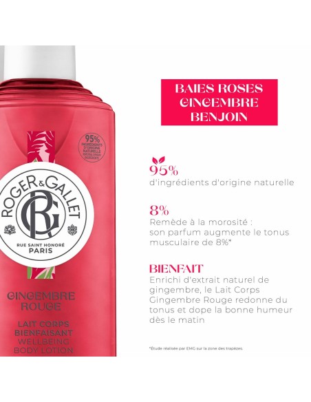 Body Cream Roger & Gallet Gingembre Rouge 250 ml
