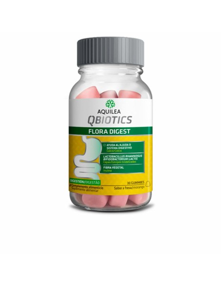 Digestive supplement Aquilea Qbiotics Gums Strawberry 30 Units