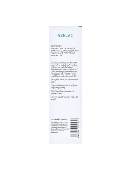 Acne Skin Treatment Sesderma Azelac Facial Lotion 100 ml